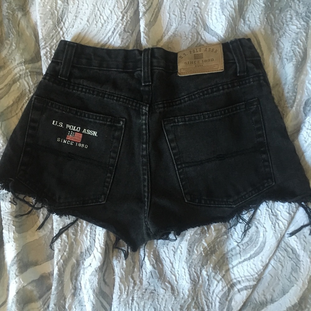 Super Cool Black Denim Shorts
